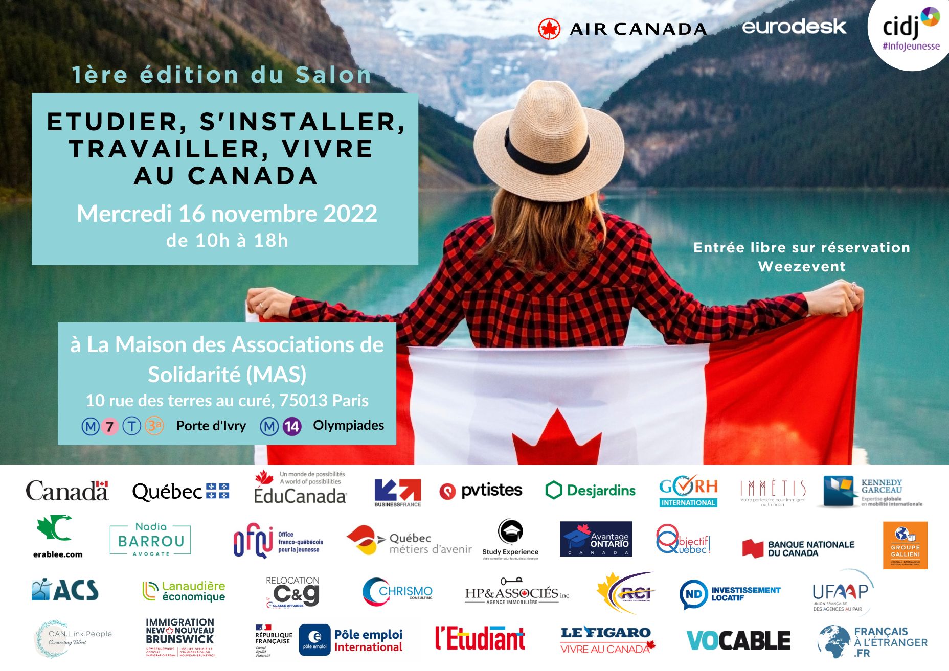 Salon tudier s installer travailler vivre au Canada Paris